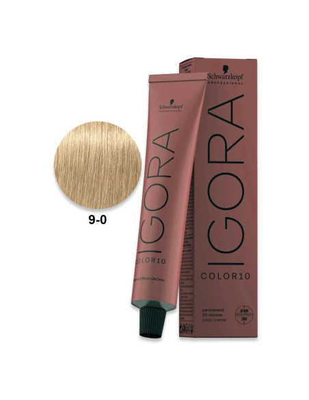 Igora Color10 9.0 Loiro Extra Claro Natural 60ml - Schwarzkopf Color10