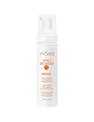 Vita C Splendor Mousse de Limpeza de Pele Levissime 200ml Desmaquilhantes