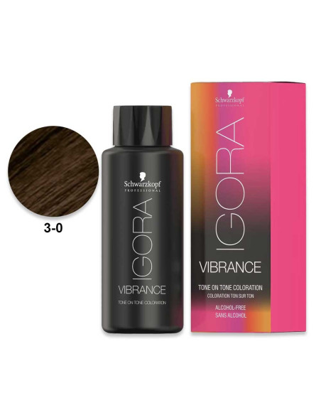 Igora Vibrance 3.0 Castanho Escuro Natural 60ml - Schwarzkopf Igora Vibrance