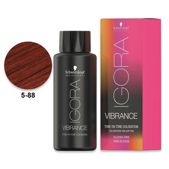 Schwarzkopf Igora Vibrance 5.88 castaño claro rojo extra 60 ml