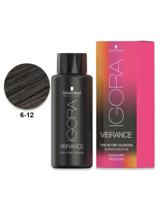 Schwarzkopf Igora Vibrance 6.12 rubio oscuro ceniza plus 60 ml