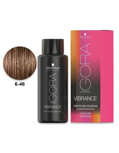 Igora Vibrance 6.46 Loiro Escuro Bege Chocolate 60ml - Schwarzkopf Igora Vibrance