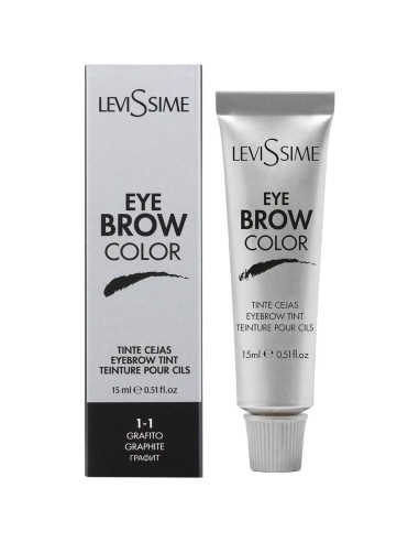 Levissime - Coloração Eyebrow Color Grafite 1.1 Sobrancelhas 15ml Estética