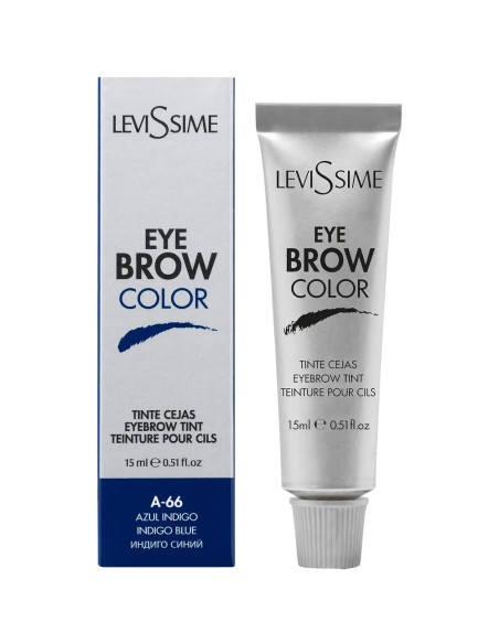 Levissime - Coloração Eyebrow Color Azul A.66 Sobrancelhas 15ml Estética