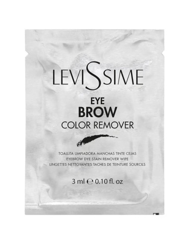 EYEBROW Color Remover Sobrancelhas Levissime 3ml | Toalhita limpa sobrancelhas Estética