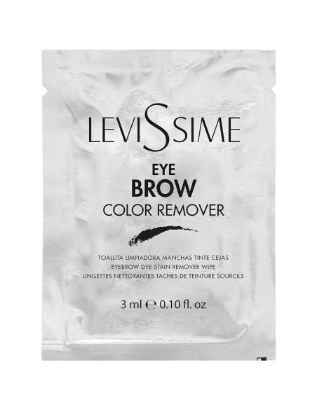 EYEBROW Color Remover Sobrancelhas Levissime 3ml | Toalhita limpa sobrancelhas Estética