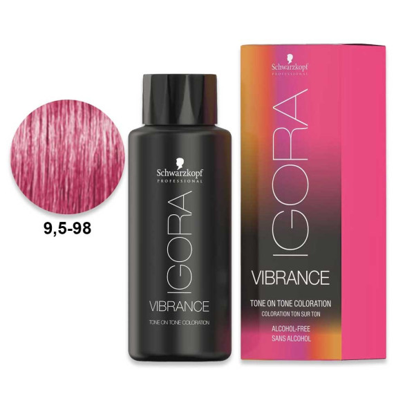 Schwarzkopf Igora Vibrance 9.5-98 toner violeta rojo 60 ml