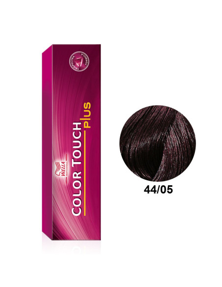 Color Touch Plus 44/05 Castanho Médio Intenso Natural Acaju 60ml - Wella Professionals Wella Color Touch Plus