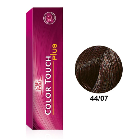 Wella Color Touch Plus 44/07 castaño medio intenso natural marrón 60 ml