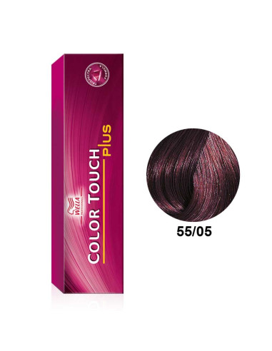 Color Touch Plus 55/05 Castanho Claro Intenso Natural Acaju 60ml - Wella Professionals Wella Color Touch Plus