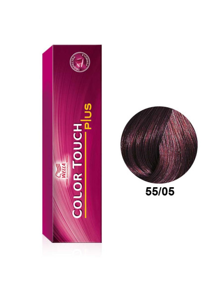 Color Touch Plus 55/05 Castanho Claro Intenso Natural Acaju 60ml - Wella Professionals Wella Color Touch Plus