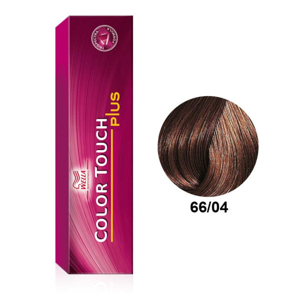 Wella Color Touch Plus 66/04 rubio oscuro intenso natural cobre 60 ml