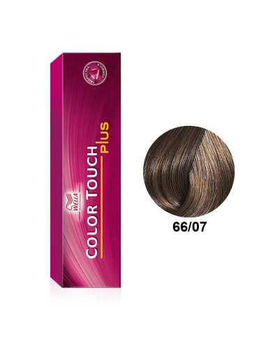 Color Touch Plus 66/07 Louro Escuro Intenso Natural Marron 60ml - Wella Professionals Wella Color Touch Plus