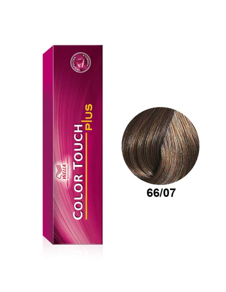 Color Touch Plus 66/07 Louro Escuro Intenso Natural Marron 60ml - Wella Professionals Wella Color Touch Plus