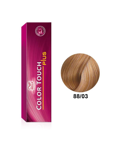 Color Touch Plus 88/03 Louro Claro Intenso Natural Dourado 60ml - Wella Professionals Wella Color Touch Plus