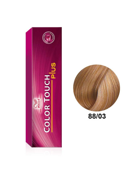 Color Touch Plus 88/03 Louro Claro Intenso Natural Dourado 60ml - Wella Professionals Wella Color Touch Plus