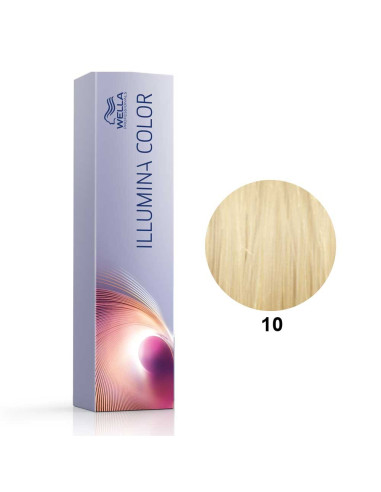 Tinta Illumina Color 10 Louro Super Claro 60ml - Wella Professionals Illumina Wella