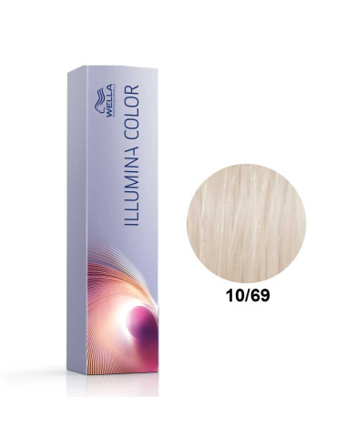 Tinta Illumina Color 10/69 Louro Super Claro Violeta Cendré 60ml - Wella Professionals Illumina Wella