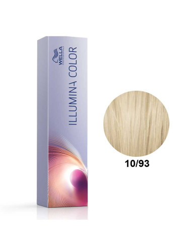 Tinta Illumina Color 10/93 Louro Super Claro Cendré Dourado 60ml - Wella Professionals Illumina Wella