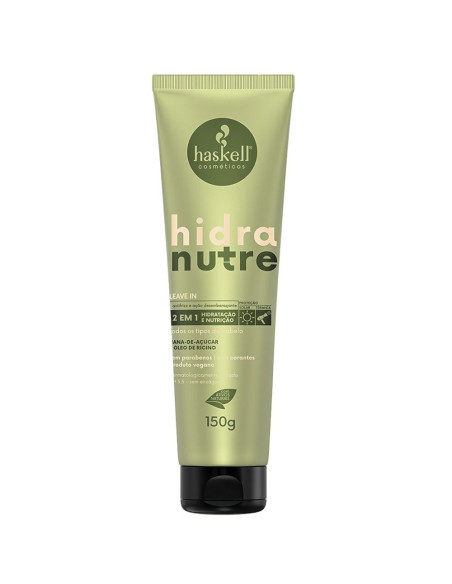 Leave-In Hidranutre Haskell 150g Hidratação e Nutrição Todo o Tipo de Cabelos Haskell  Hidranature