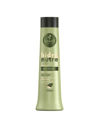 Shampoo Hidranutre Haskell 500ml Hidratação e Nutrição Todo o Tipo de Cabelos Haskell  Hidranature