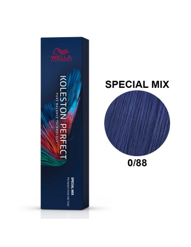 Koleston Perfect ME+ Mistura Especial 0/88 Azúl Intenso 60ml - Wella Professionals Wella Koleston Perfect