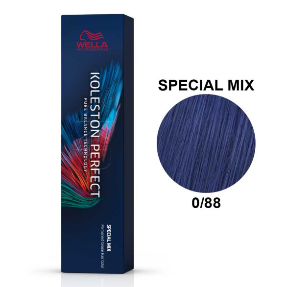 Wella Koleston Perfect ME+ mezcla especial 0/88 azul intenso 60 ml