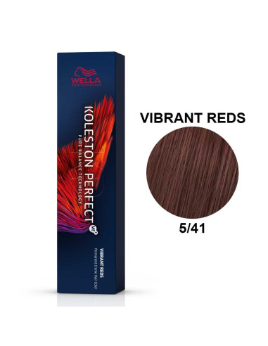 Koleston Perfect ME+ Vermelhos Vibrantes 5/41 Castanho Claro Cobre Cinza 60ml - Wella Professionals Wella Koleston Perfect