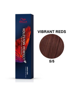Koleston Perfect ME+ Vermelhos Vibrantes 5/5 Castanho Claro Acaju 60ml - Wella Professionals Wella Koleston Perfect