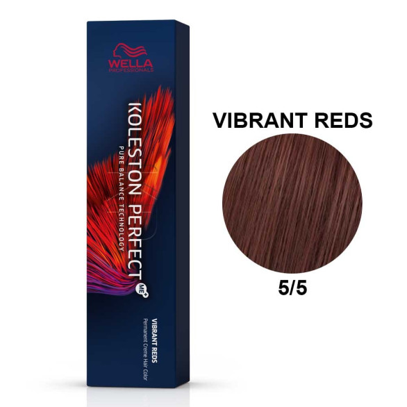 Wella Koleston Perfect ME+ rojos vibrantes 5/5 castaño claro caoba 60 ml