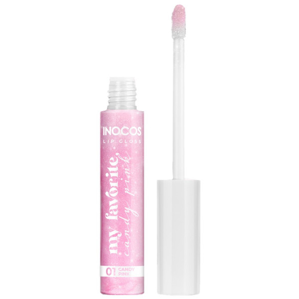Inocos 01 Candy Pink brillo de labios 8 ml