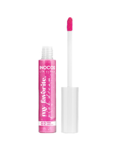 Lip Gloss 02 Pink Dream 8ml - Inocos Coleção de Natal A minha coisa favorita INOCOS