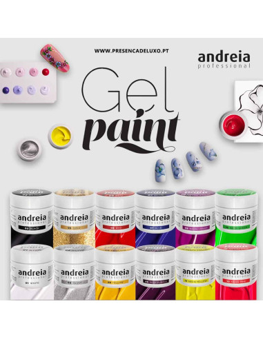 Coleção Gel Paint Andreia Professional Nail Art Andreia