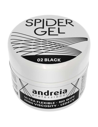 Spider Gel 02 Preto - Andreia Professional Nail Art Andreia