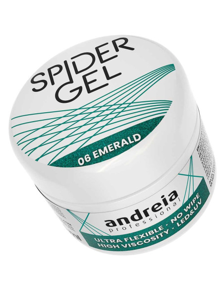 Spider Gel 06 Esmeralda - Andreia Professional Nail Art Andreia