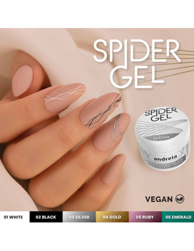 Coleção Spider Gel Andreia Professional Nail Art Andreia