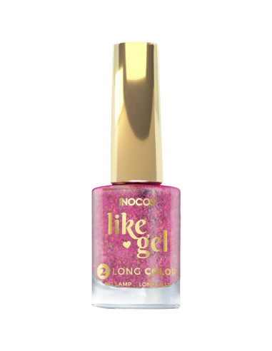 Verniz Like Gel 154 Glitters Mix Rosa - Inocos Coleção de Natal A minha coisa favorita INOCOS Verniz Like Gel 