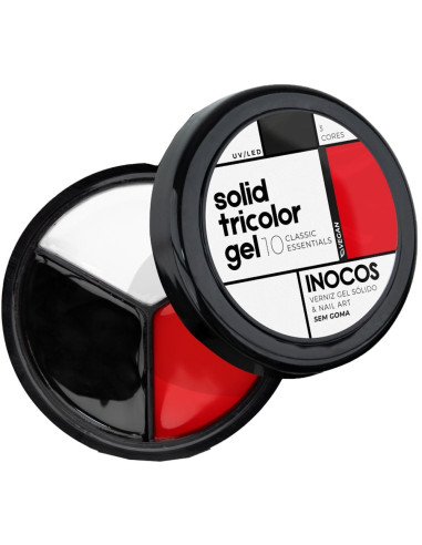 Solid Tricolor Gel 10 Classic Essentials - INOCOS INOCOS Solid Tricolor Gel 