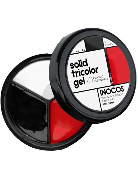 Solid Tricolor Gel 10 Classic Essentials - INOCOS INOCOS Solid Tricolor Gel 