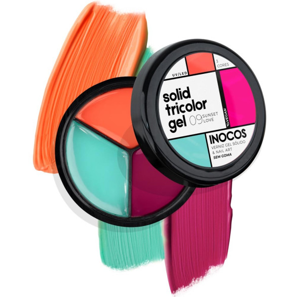 Inocos Solid Tricolor Gel 09 Sunset Love