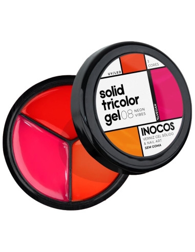 Solid Tricolor Gel 08 Neon Vibes - INOCOS INOCOS Solid Tricolor Gel 