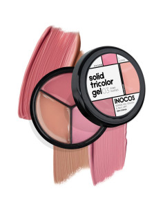 Solid Tricolor Gel 03 Pink Nudes - INOCOS INOCOS Solid Tricolor Gel  2
