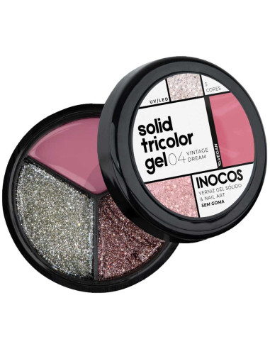 Solid Tricolor Gel 04 Vintage Dream - INOCOS INOCOS Solid Tricolor Gel 