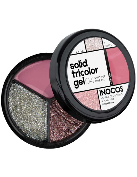 Solid Tricolor Gel 04 Vintage Dream - INOCOS INOCOS Solid Tricolor Gel 