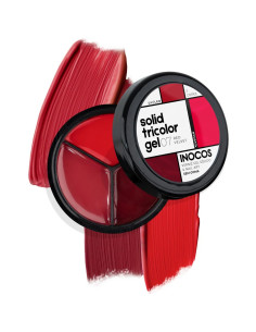 Solid Tricolor Gel 07 Red Velvet - INOCOS INOCOS Solid Tricolor Gel  2