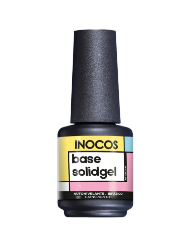 Verniz Base Solid Gel 15ml  - INOCOS INOCOS Solid Tricolor Gel 