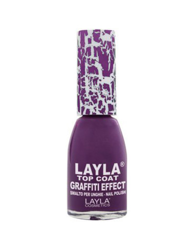 Verniz Layla Top Coat Graffiti Effect 09 10ml