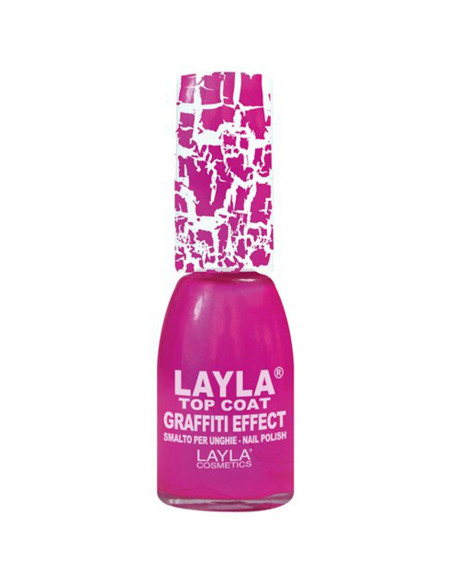 Verniz Layla Top Coat Graffiti Effect 22 10ml