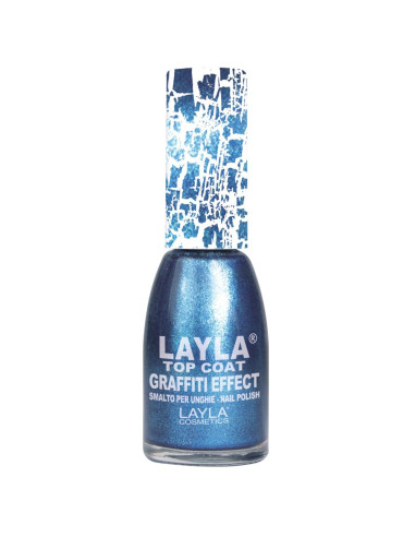 Verniz Layla Top Coat Graffiti Effect 24 10ml