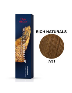 Wella Koleston Perfect ME+ 7/31 rubio medio dorado ceniza 60 ml